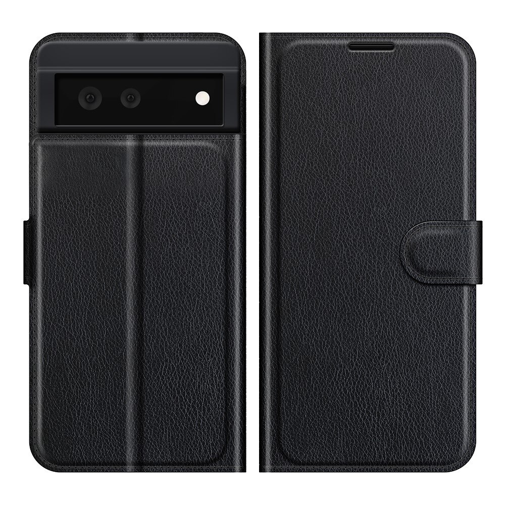 Coque portefeuille Google Pixel 6, Noir