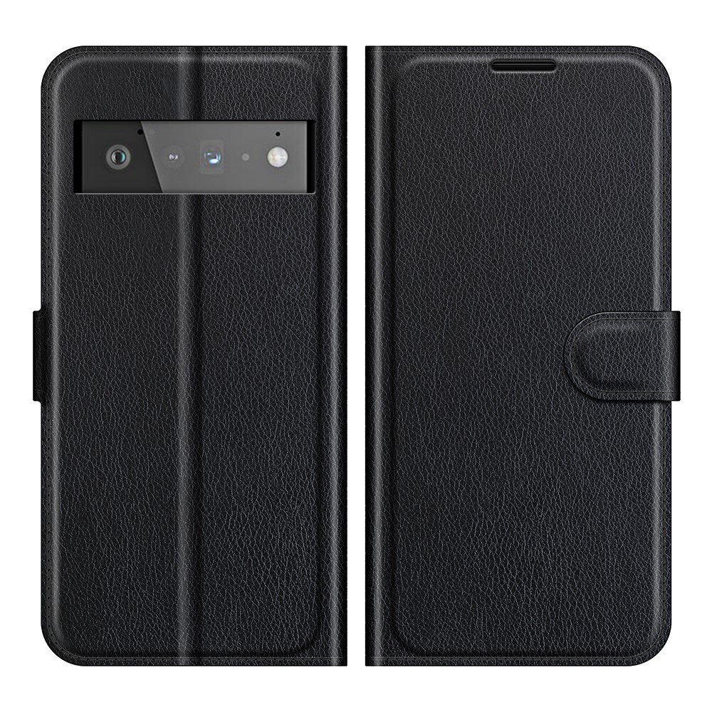 Coque portefeuille Google Pixel 6 Pro, Noir