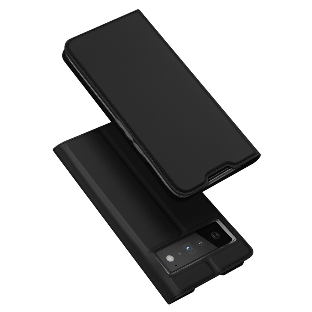 Étui portefeuille Skin Pro Series Google Pixel 6 Pro, Noir