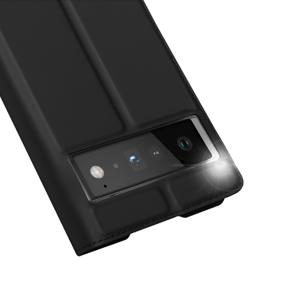 Étui portefeuille Skin Pro Series Google Pixel 6 Pro, Noir