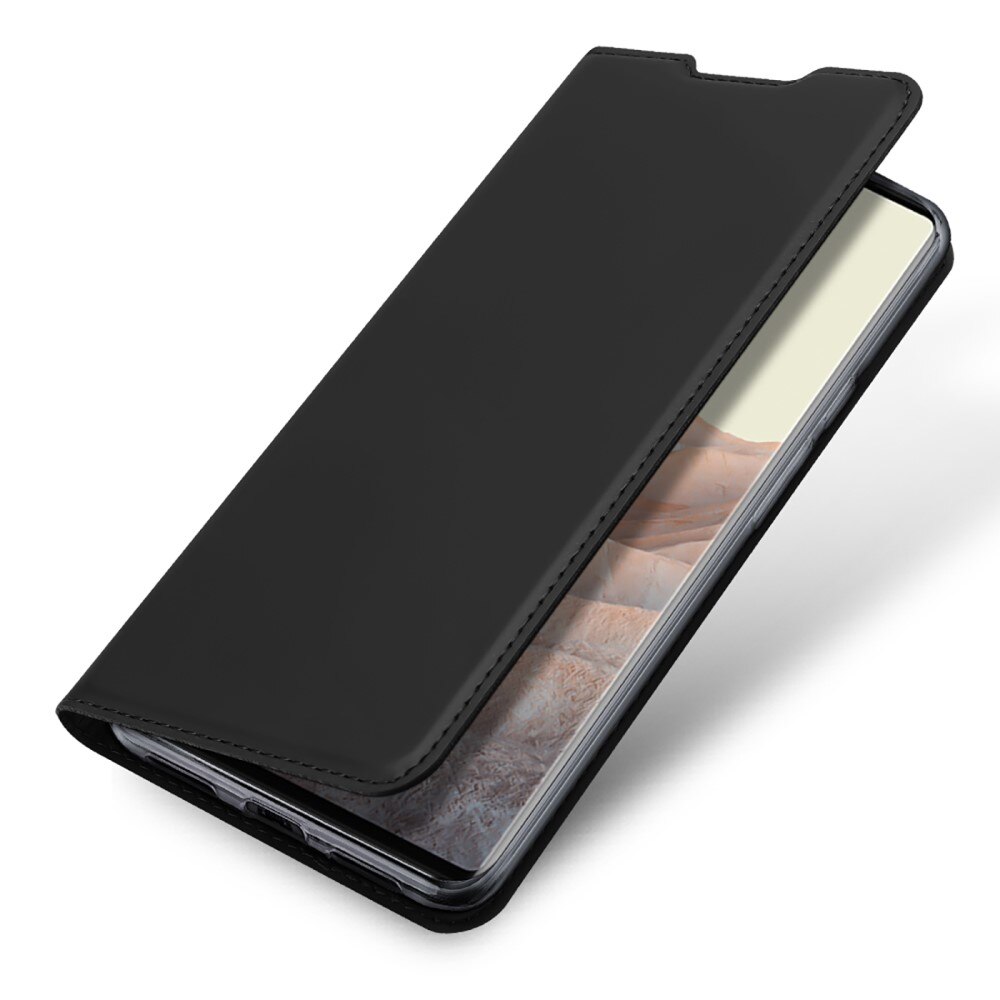 Étui portefeuille Skin Pro Series Google Pixel 6 Pro, Noir