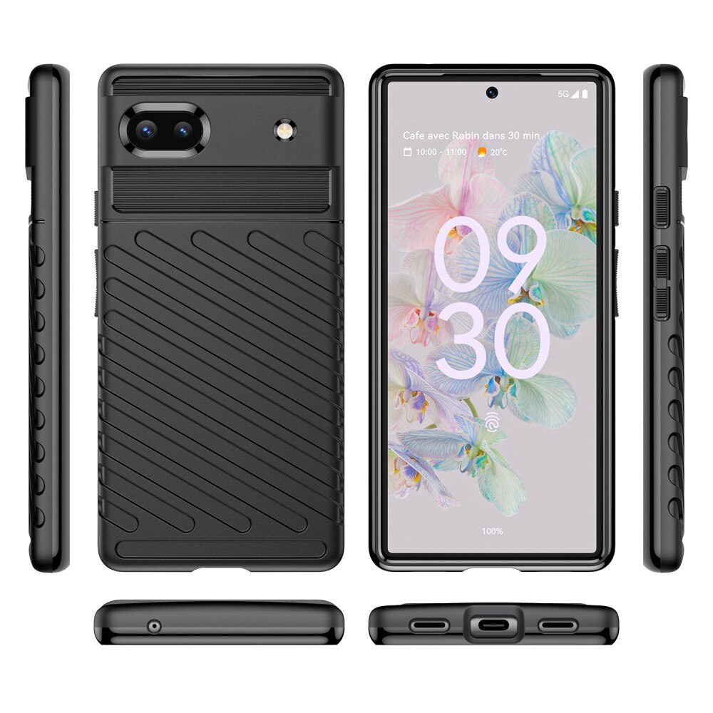 Coque Thunder TPU Google Pixel 6a Black