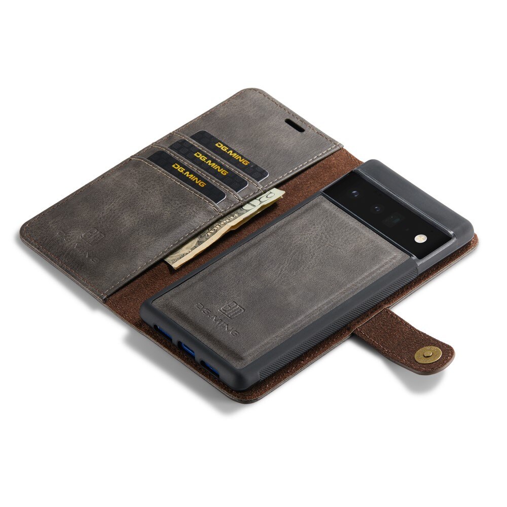 Étui portefeuille Magnet Wallet Google Pixel 6 Pro, Marron