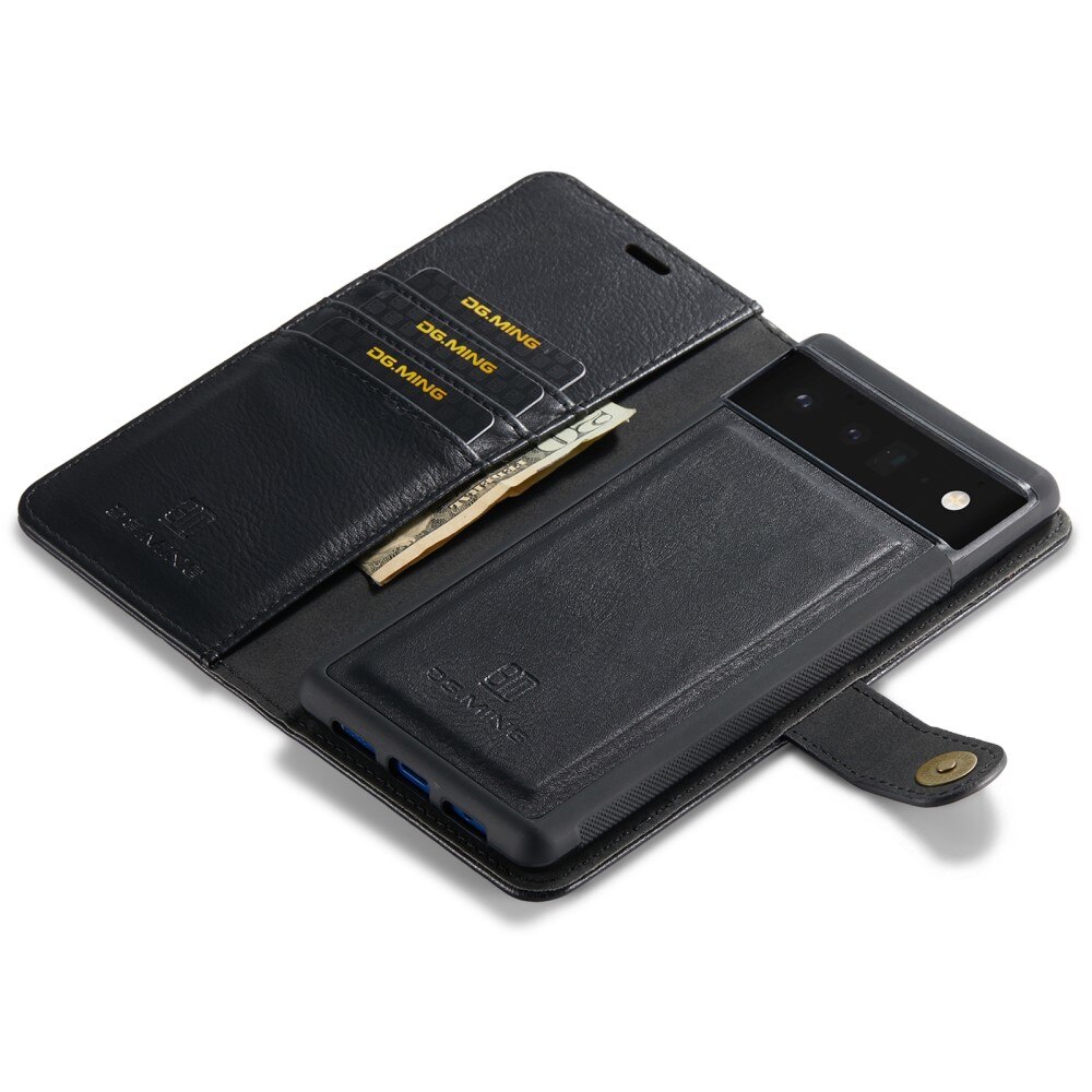 Étui portefeuille Magnet Wallet Google Pixel 6, Noir
