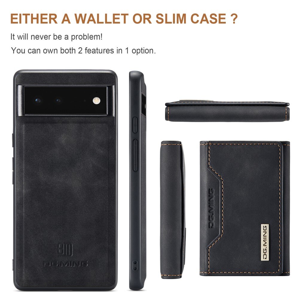 Coque Magnetic Card Slot Google Pixel 6, Noir