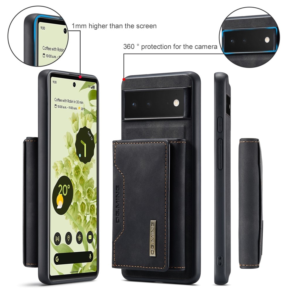 Coque Magnetic Card Slot Google Pixel 6, Noir