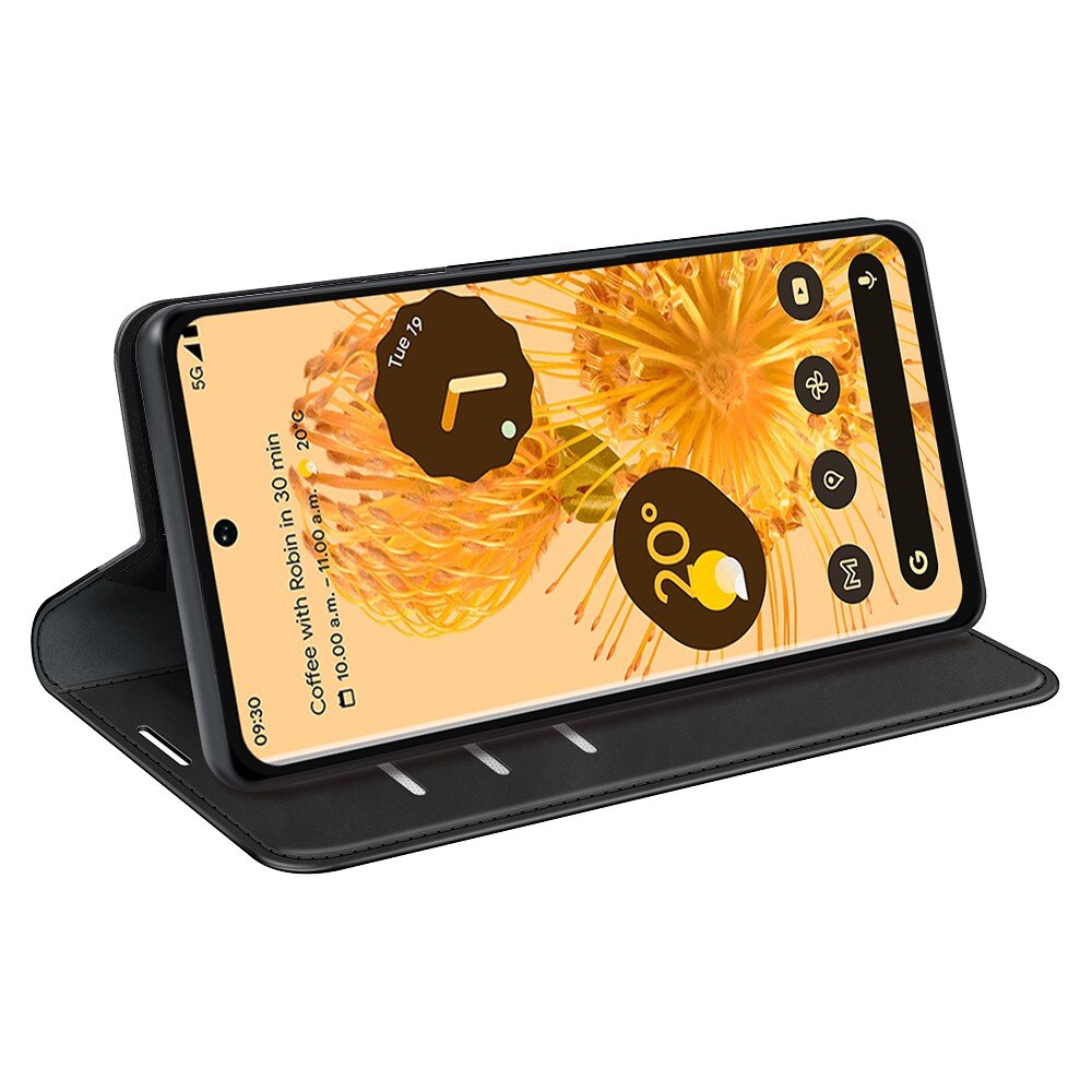 Coque portefeuille mince Google Pixel 7 Pro, Noir