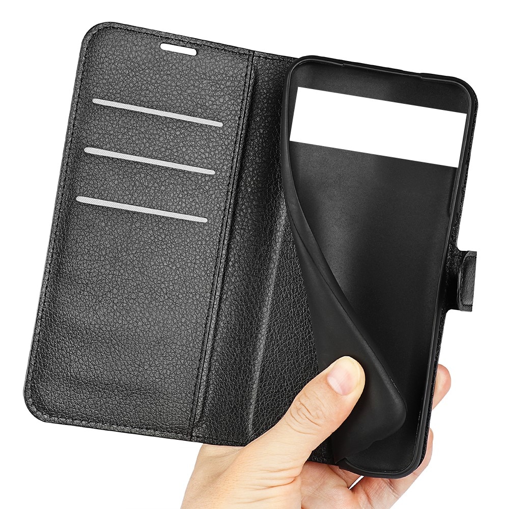 Coque portefeuille Google Pixel 7, Noir