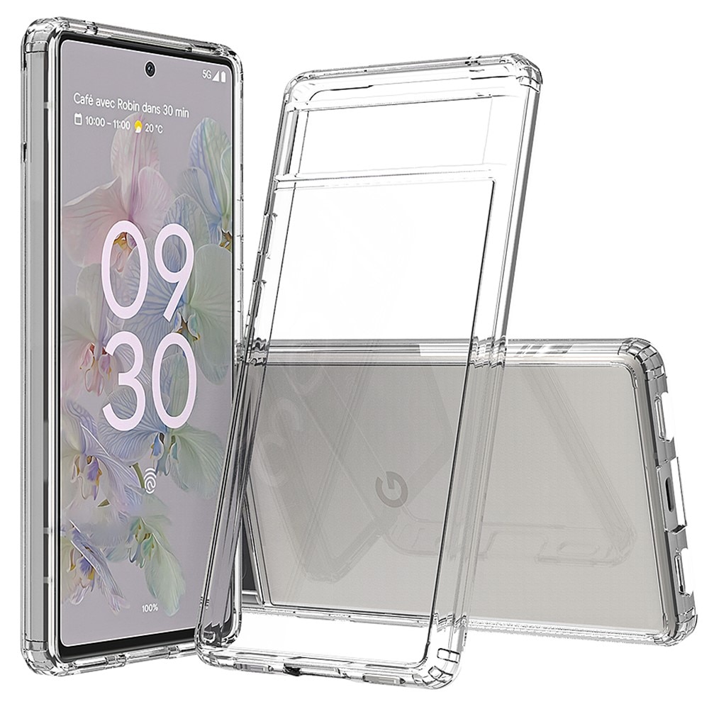 Coque hybride Crystal Hybrid pour Google Pixel 6a, transparent