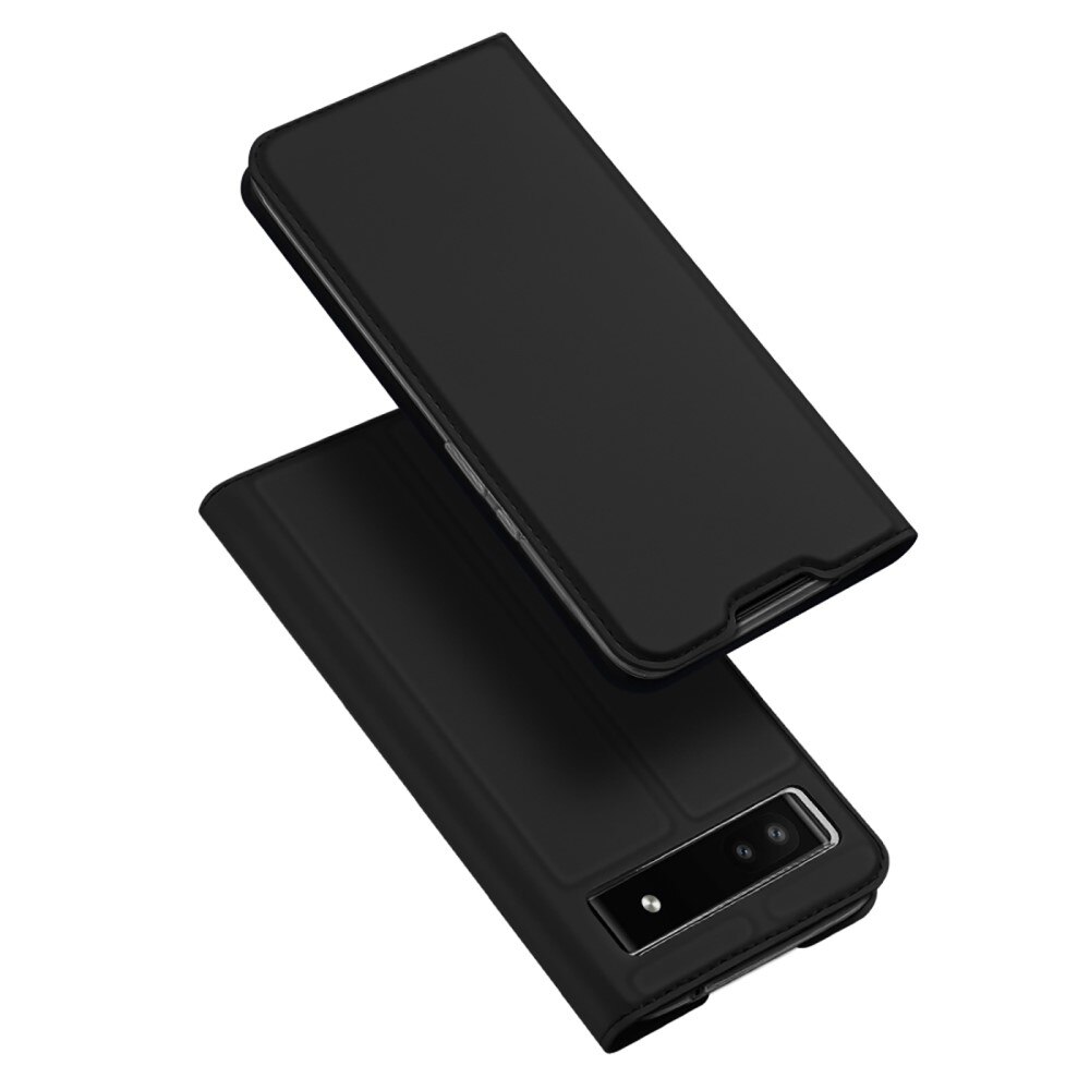 Étui portefeuille Skin Pro Series Google Pixel 6a, Noir