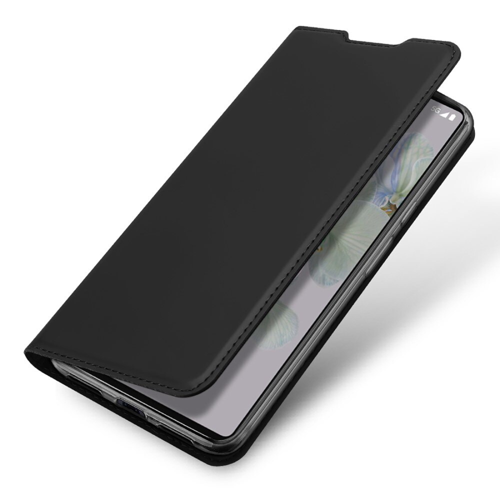 Étui portefeuille Skin Pro Series Google Pixel 6a, Noir