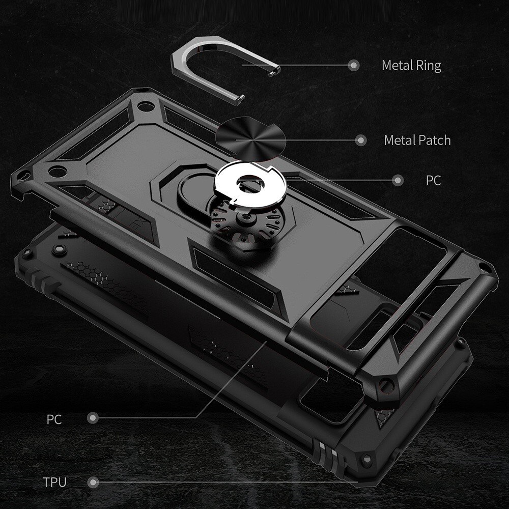 Coque hybride Tech Ring Google Pixel 7 Pro Noir