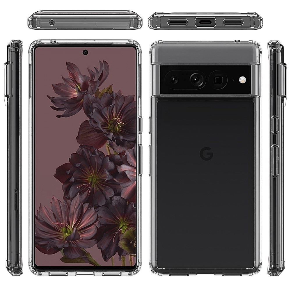 Coque hybride Crystal Hybrid pour Google Pixel 7 Pro, transparent