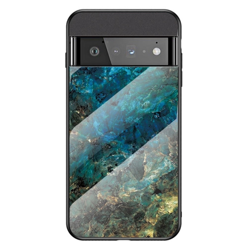 Coque en verre trempé Google Pixel 7, emerald