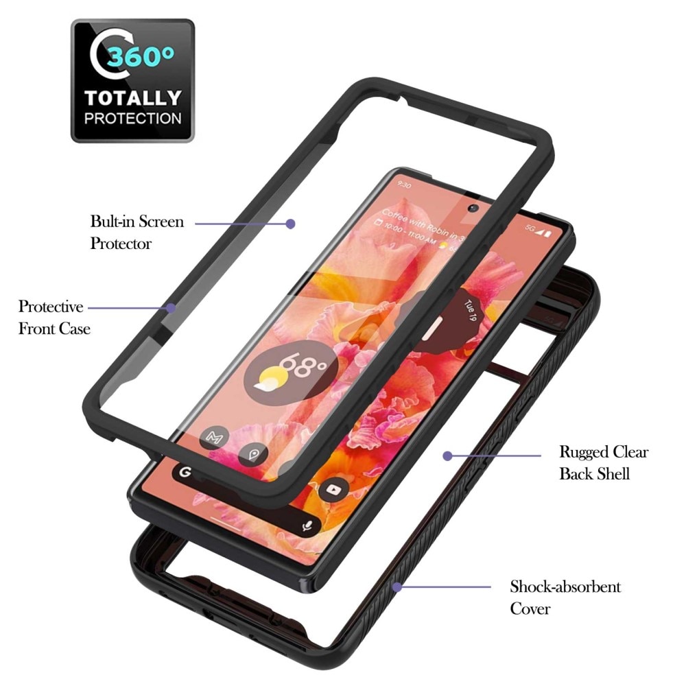 Coque Full Protection Google Pixel 7, Noir