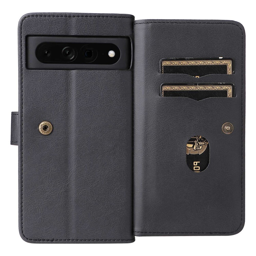 Coque portefeuille Multi-slot Google Pixel 7 Pro, noir