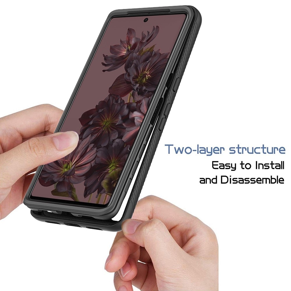 Coque de couverture complète Google Pixel 7 Pro, Noir