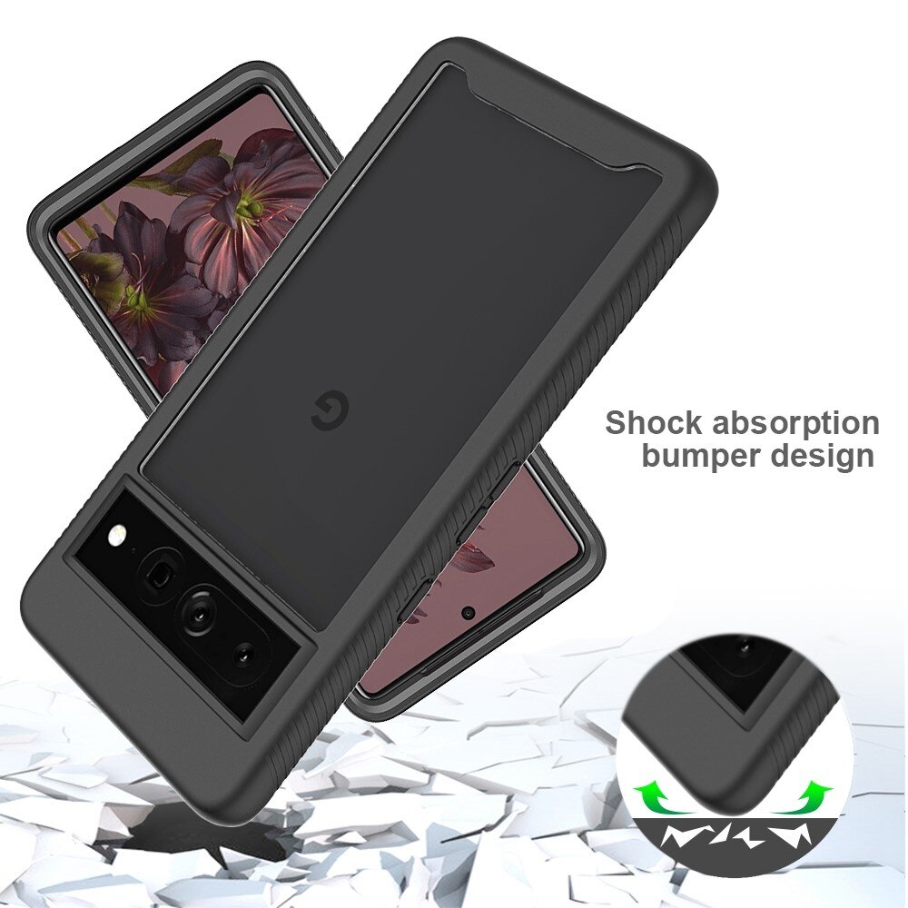 Coque de couverture complète Google Pixel 7 Pro, Noir