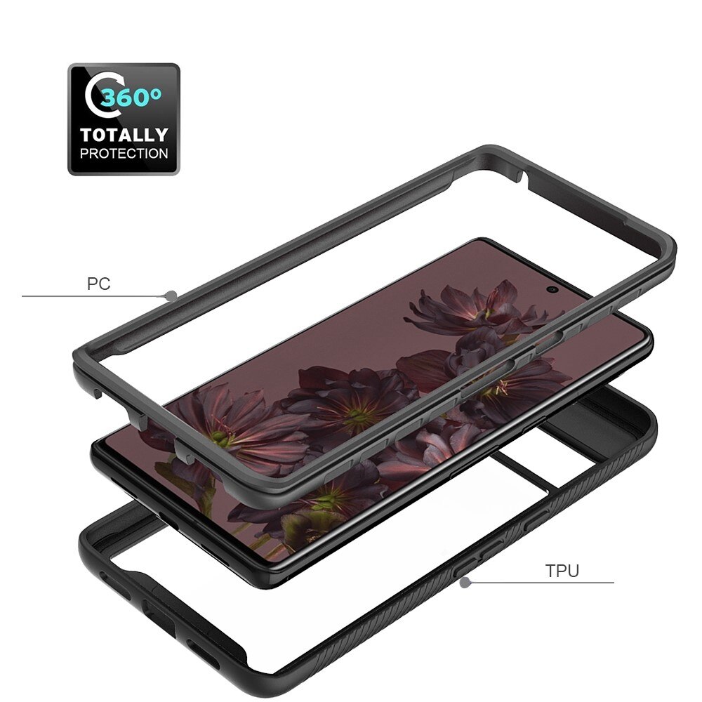 Coque de couverture complète Google Pixel 7 Pro, Noir