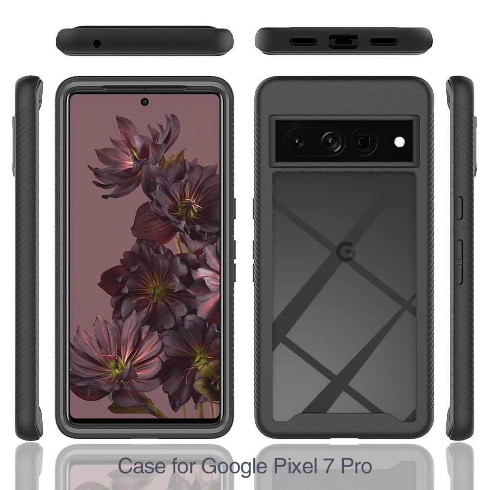 Coque de couverture complète Google Pixel 7 Pro, Noir