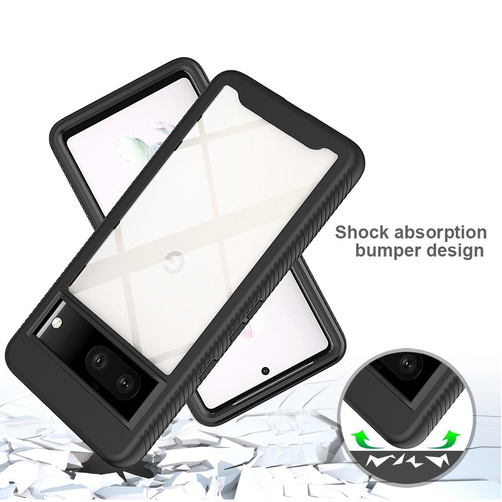 Coque de couverture complète Google Pixel 7, Noir