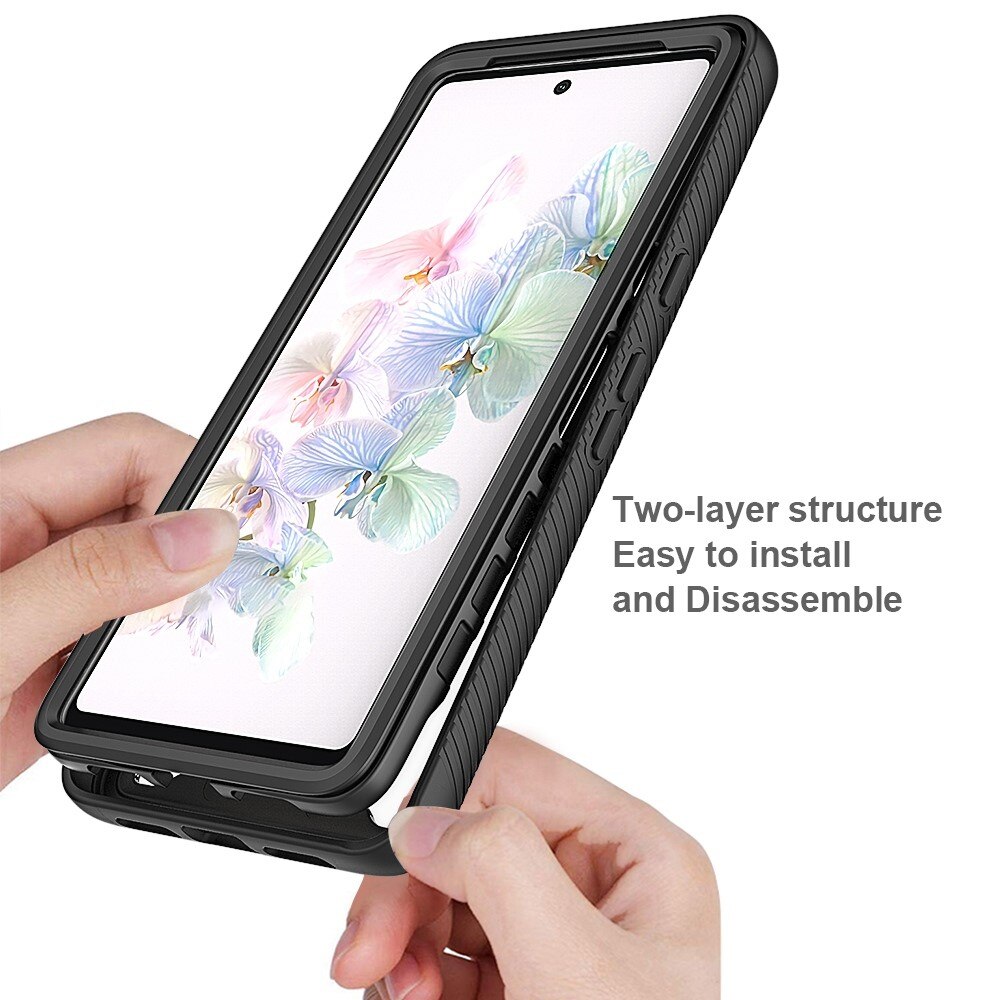 Coque de couverture complète Google Pixel 7, Noir
