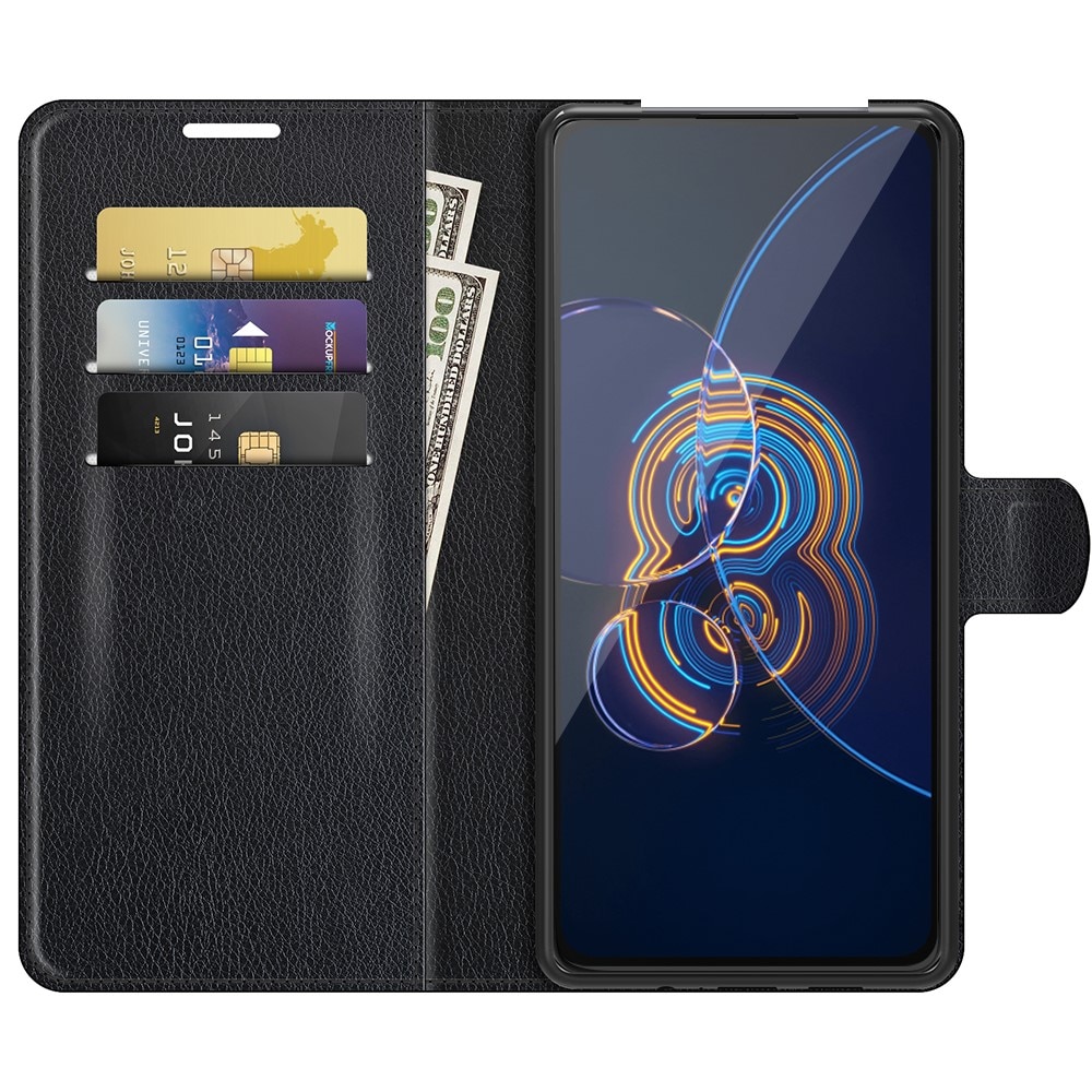 Coque portefeuille Asus ZenFone 8 Flip, Noir