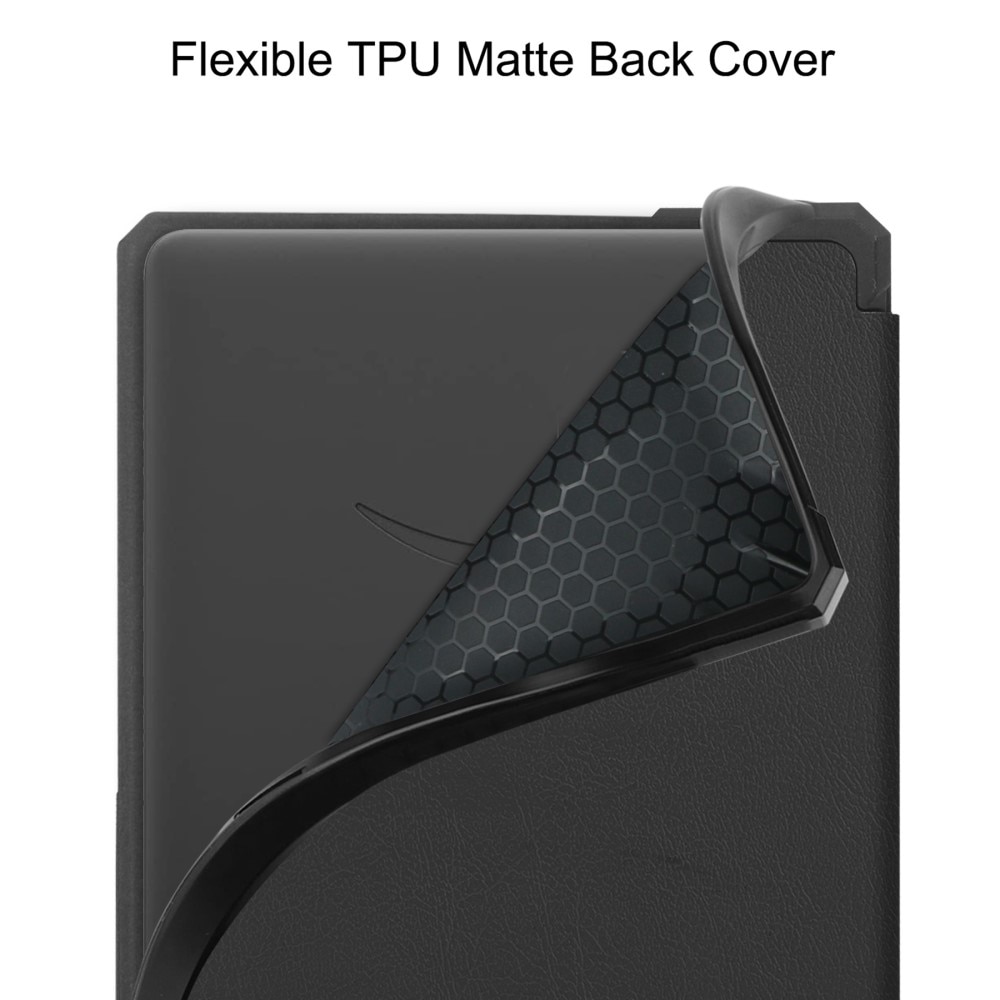 Etui cover kindle paperwhite 2021 cuir noir