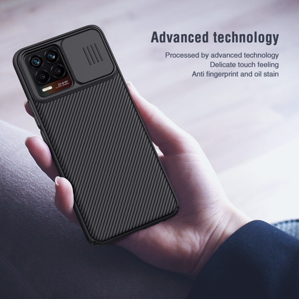 Coque CamShield Realme 8/8 Pro, Noir