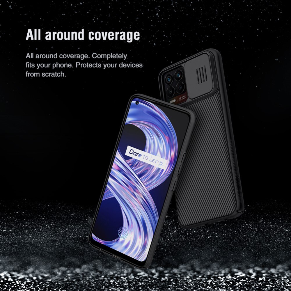 Coque CamShield Realme 8/8 Pro, Noir