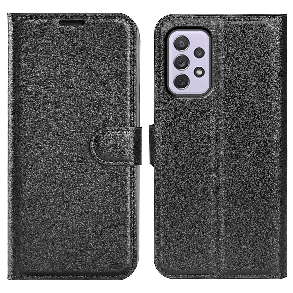 Coque portefeuille Samsung Galaxy A73 5G, Noir