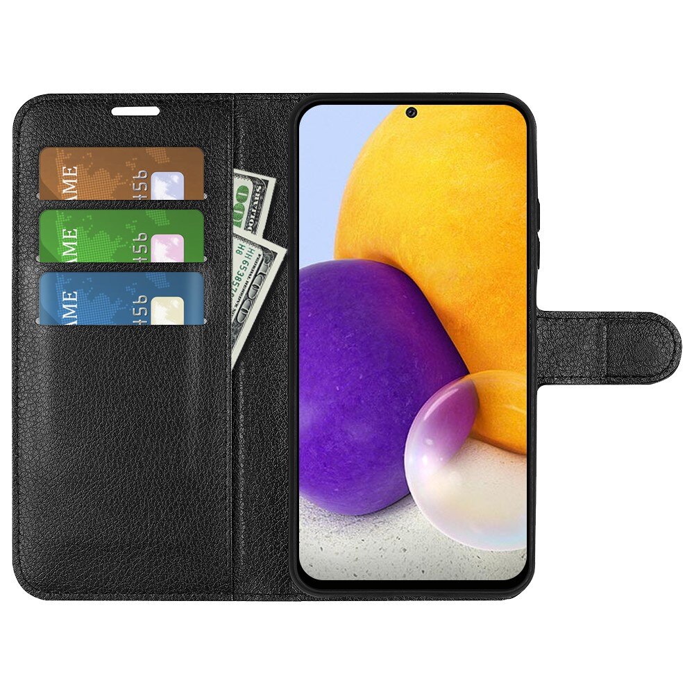 Coque portefeuille Samsung Galaxy A73 5G, Noir