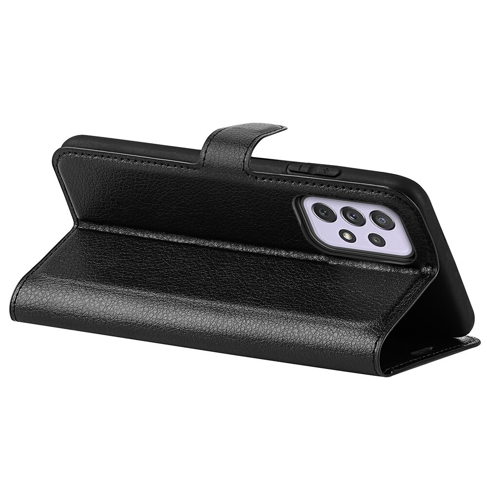 Coque portefeuille Samsung Galaxy A73 5G, Noir