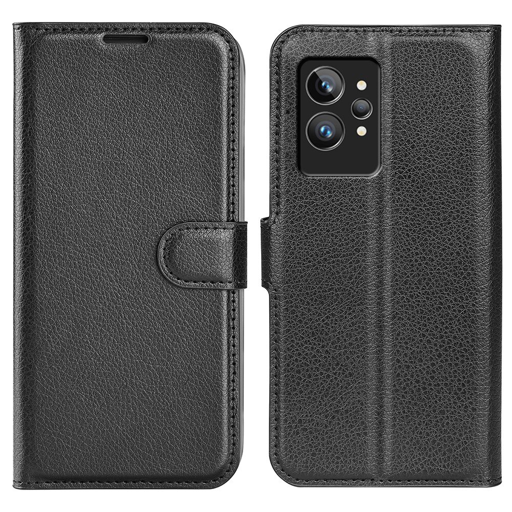 Coque portefeuille Realme GT 2 Pro, Noir