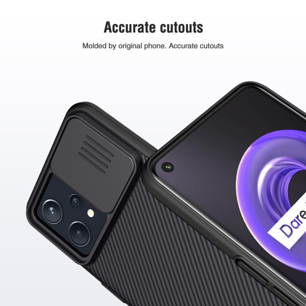 Coque CamShield Realme 9 Pro Plus, Noir