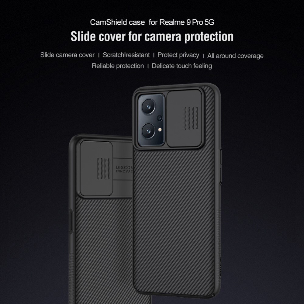 Coque CamShield OnePlus/Realme OnePlus Nord CE 2 Lite 5G/9 Pro, Noir