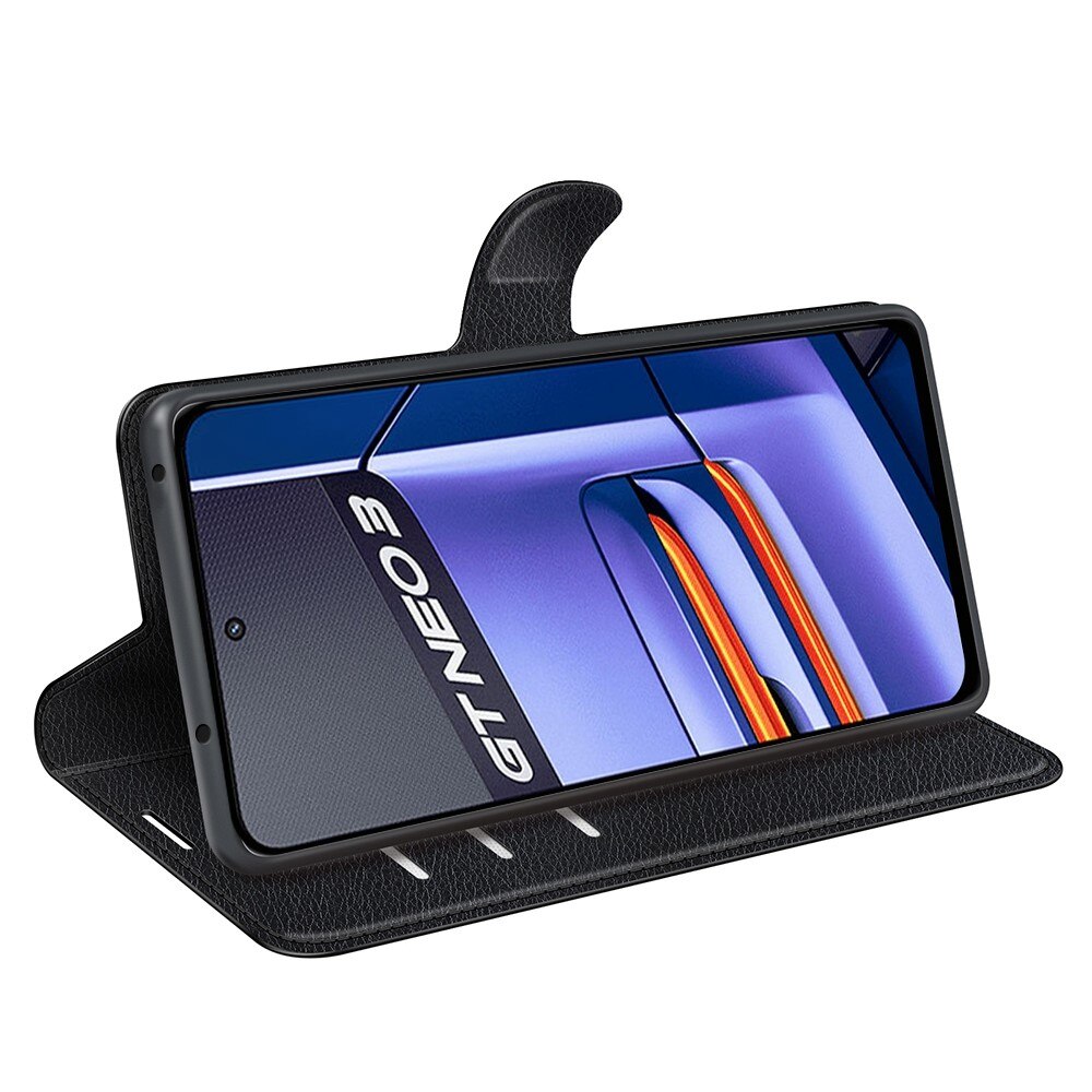 Coque portefeuille Realme GT Neo 3, Noir