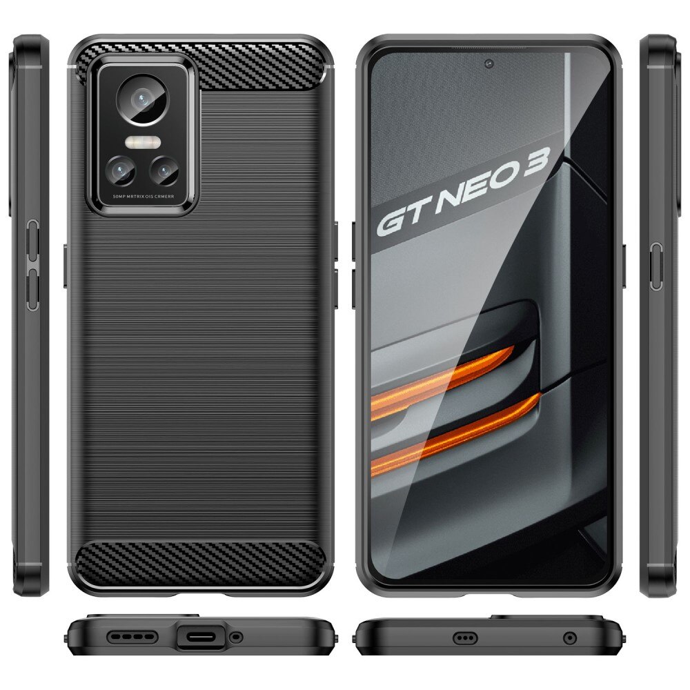 Coque Brushed TPU Case Realme GT Neo 3 Black