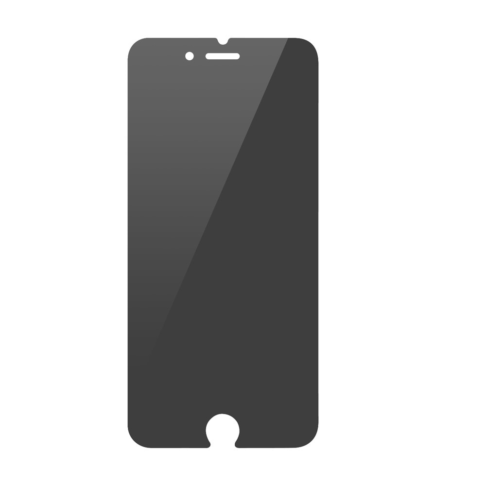 Protecteur d'écran de confidentialité en verre trempé iPhone SE (2020), noir