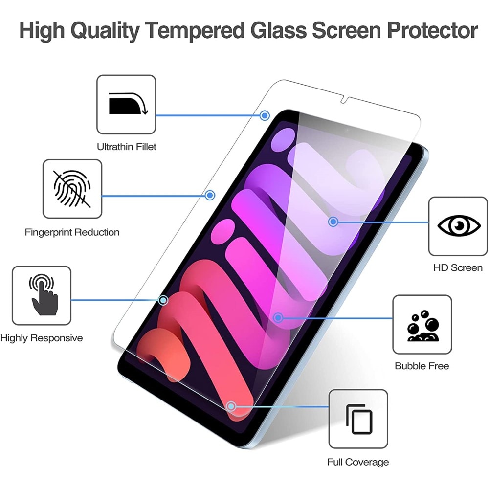 Protecteur d'écran en verre trempé 0.3mm iPad Mini 6th Gen (2021)