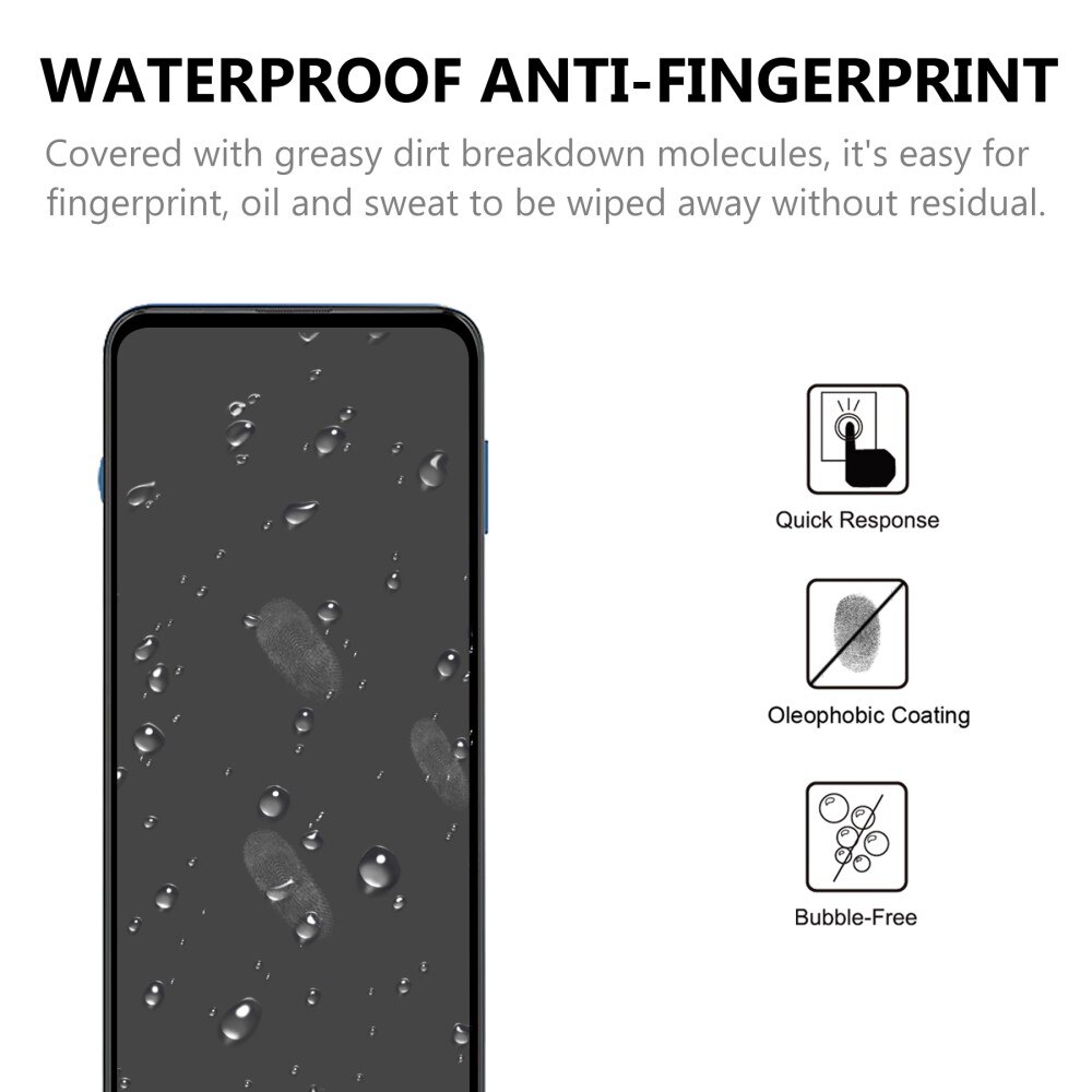 Verre trempé à couverture complète Motorola Moto G100 Noir