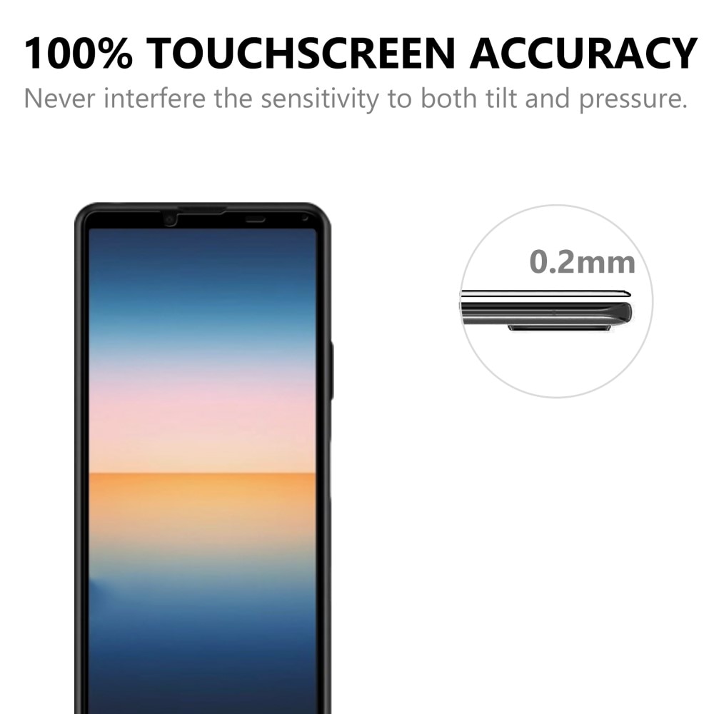 Verre trempé à couverture complète Sony Xperia 10 III Noir