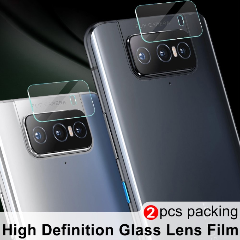 Protections pour lentille en verre trempé (2 pièces) Asus ZenFone 8 Flip