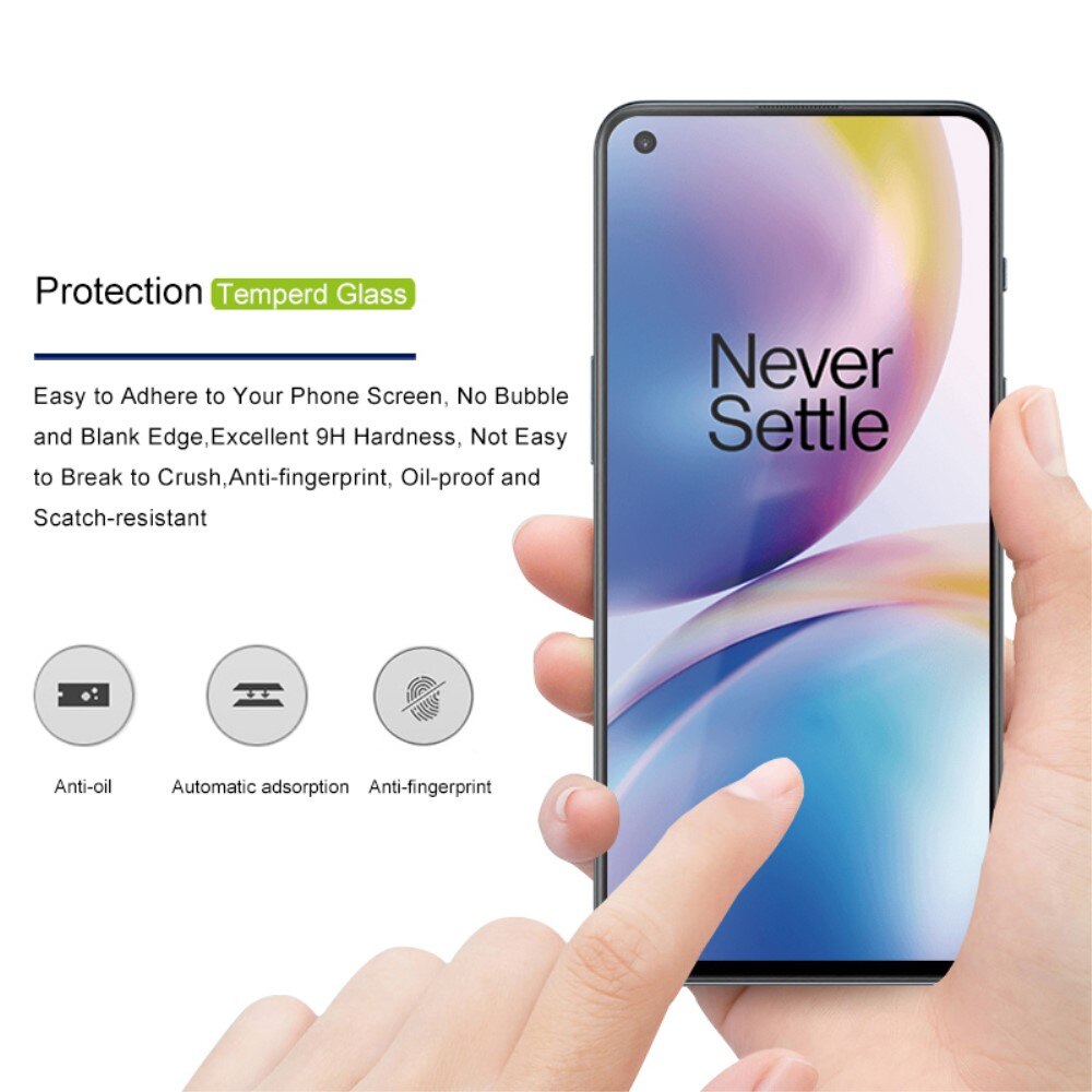 Verre trempé à couverture complète OnePlus Nord 2 5G Noir