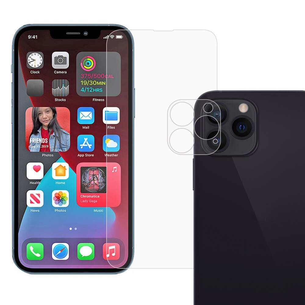 Protecteur d'écran et de caméra verre trempé iPhone 13 Pro Max