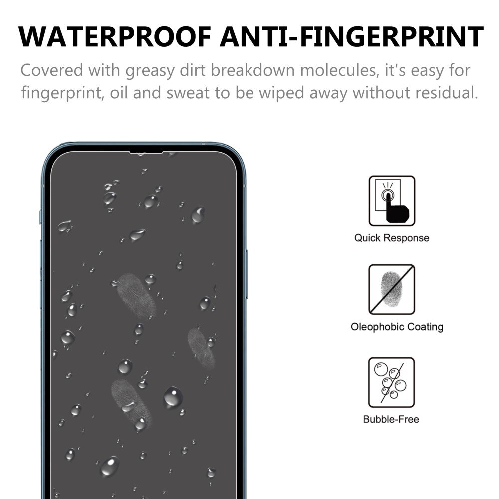 Protecteur d'écran et de caméra verre trempé iPhone 13 Pro Max