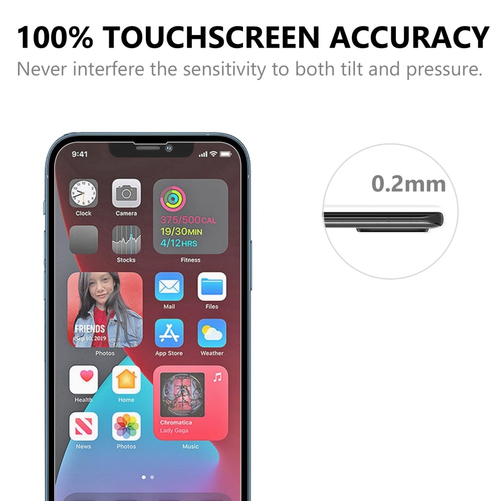 Protecteur d'écran et de caméra verre trempé iPhone 13 Pro Max