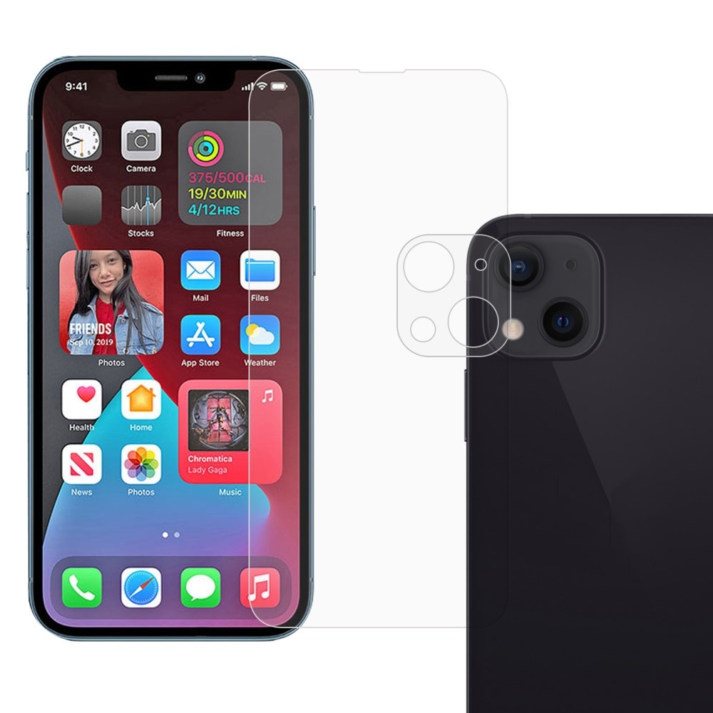 Protecteur d'écran et de caméra verre trempé iPhone 13 Mini