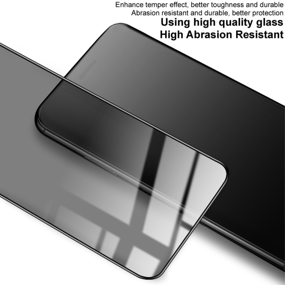 Protecteur d'écran complet de confidentialité en verre trempé iPhone 13 Pro, noir