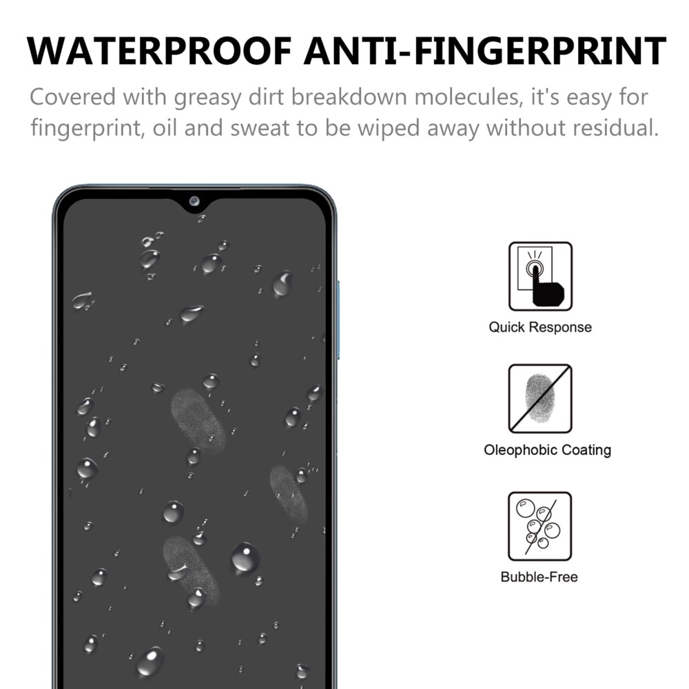 Verre trempé à couverture complète Samsung Galaxy A13 5G Noir